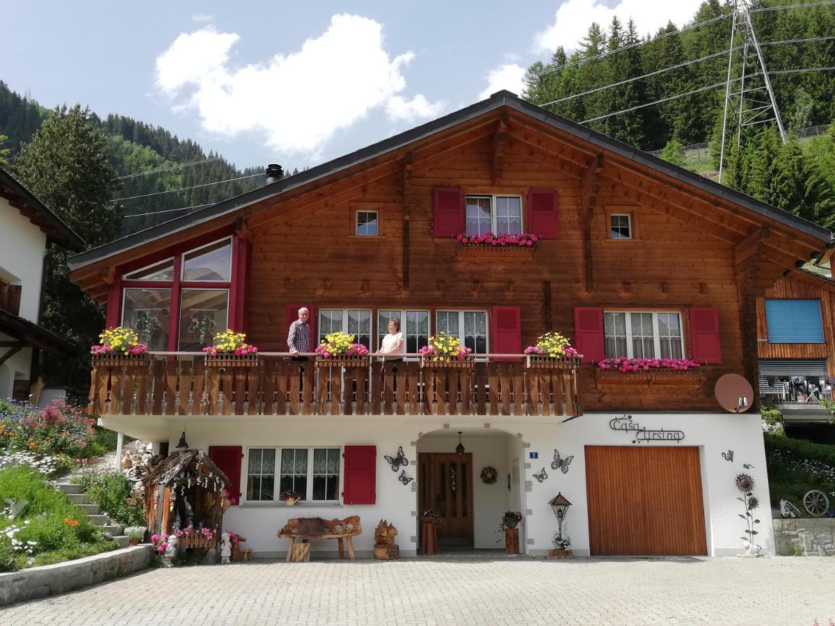 Ferienwohnung Casa Ursina Sedrun Dış mekan fotoğraf